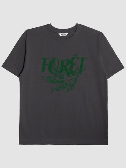 Foret Graphic Short Sleeve T-Shirt Charcoal - KLOR - BALAAN 2