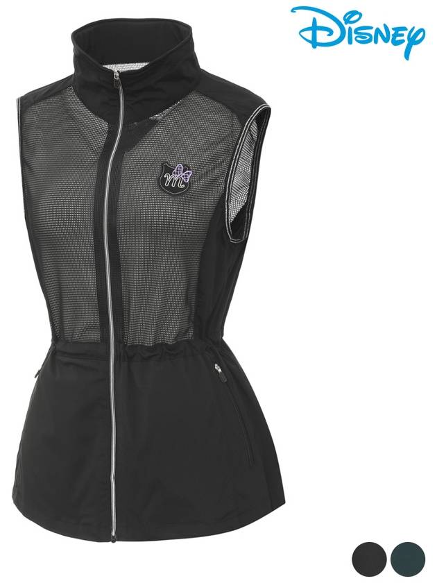 Women s Halfnet String Zip Up Vest DM2LJV030 - DISNEY GOLF - BALAAN 2