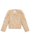 Faustin shearling cropped jacket MA0256FAB3D02I - ISABEL MARANT - BALAAN 2