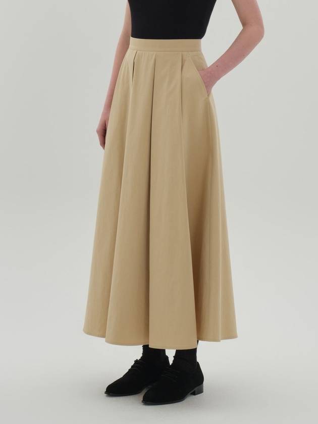 magaly pleats skirt yellow beige - JUN BY JUN K - BALAAN 2