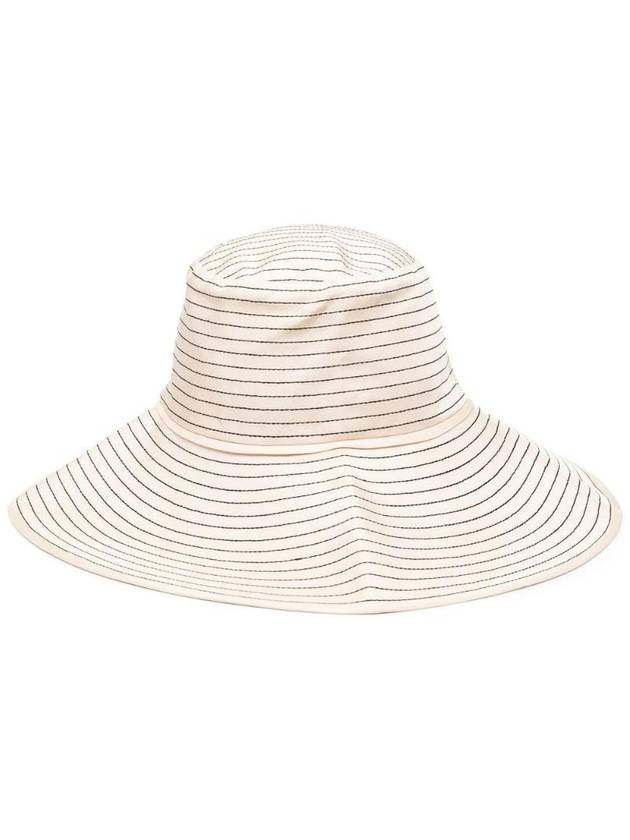 stripe embroidery hat 223846870917 - TOTEME - BALAAN 1