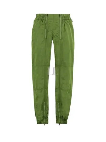 Zipper Detail Nylon Track Pants Green - BOTTEGA VENETA - BALAAN 2