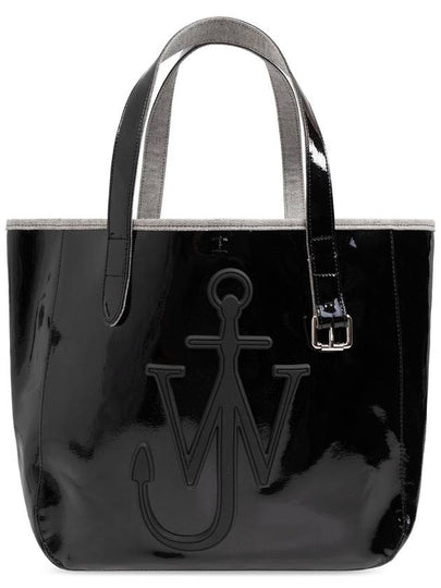 Coated Denim Belt Tote Bag Black - JW ANDERSON - BALAAN 2