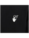 Men's Hand Off Logo Sweatshirt Black - OFF WHITE - BALAAN 4