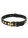 Leather Pet Collar Black - MIU MIU - BALAAN 1