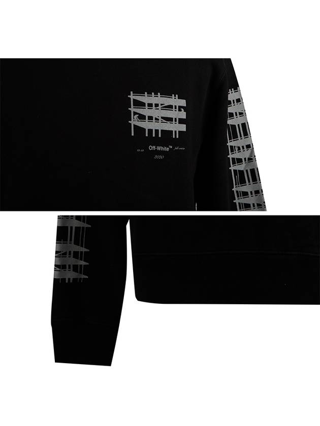 Diag Industrial Arrow Sweatshirt Black - OFF WHITE - BALAAN 7