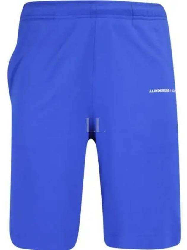 Logo Print Shorts Blue - J.LINDEBERG - BALAAN 2