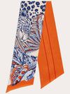 Animalier Print Silk Scarf Orange - SALVATORE FERRAGAMO - BALAAN 2