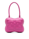 Butterfly Embossed Logo Shoulder Bag Pink - GANNI - BALAAN 3