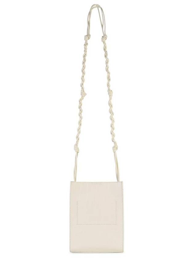 Jil Sander 'Tangle' Ivory Leather Crossbody Bag - JIL SANDER - BALAAN 3