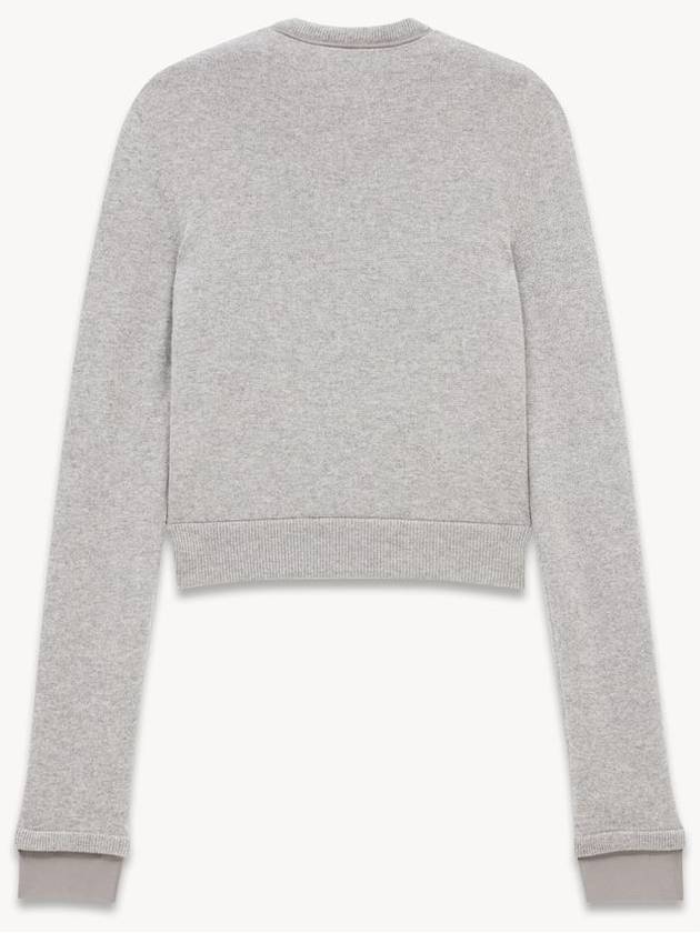 Saint Laurent  Sweaters Grey - SAINT LAURENT - BALAAN 2