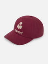 Tyron Logo Cotton Ball Cap Red - ISABEL MARANT - BALAAN 2