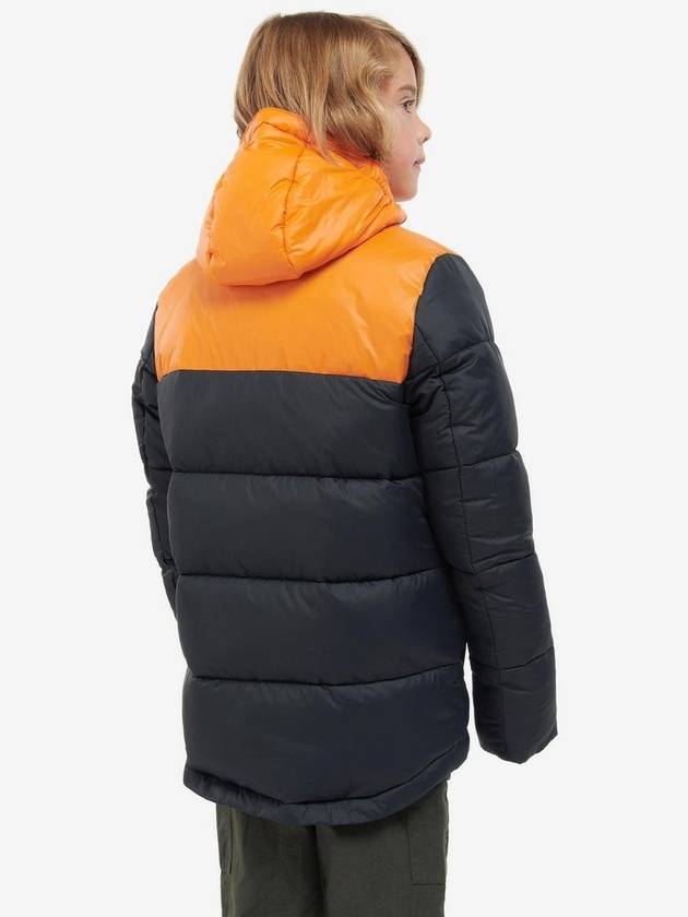 Kids Padded Jacket CQU0218 Orange Boys XXL 14 15Y - BARBOUR - BALAAN 2