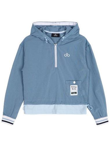 Drew Crop Hooded Half Zip Up Jumper DF32JP02 SS - DRUH GOLF - BALAAN 1