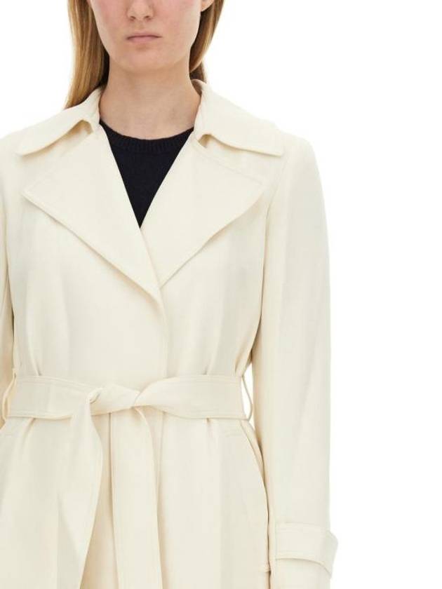 Oaklane Trench Coat Ivory - THEORY - BALAAN 5