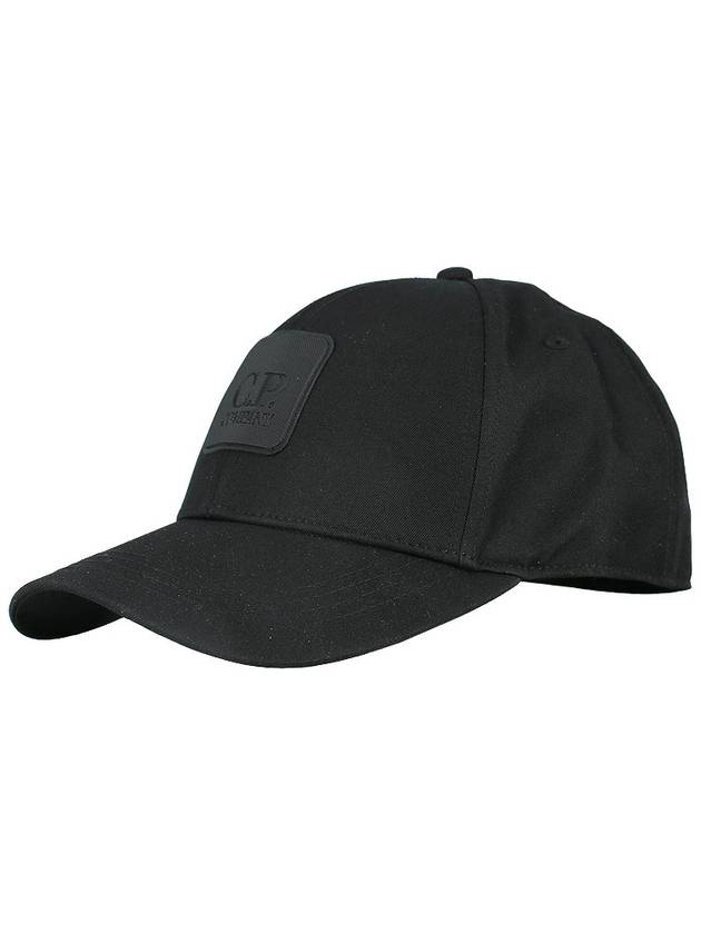 Logo Ball Cap Black - CP COMPANY - BALAAN 4