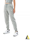 Women's Sportswear Club Fleece Mid-Rise Jogger Track Pants Grey - NIKE - BALAAN 2