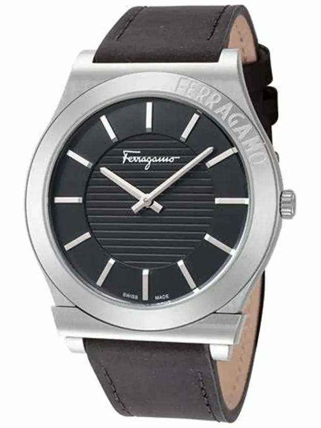 Gancini 40 mm Quartz Watch Black - SALVATORE FERRAGAMO - BALAAN 4