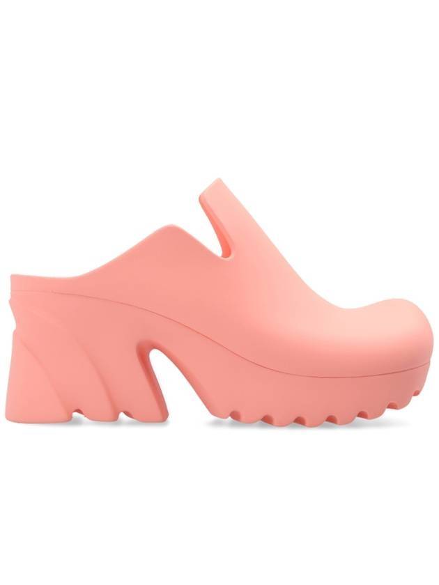 Rubber Flash Platform Sandal Heels Flamingo - BOTTEGA VENETA - BALAAN 1