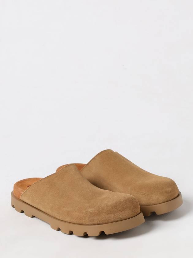 Brutus Leather Clog Slippers Brown - CAMPER - BALAAN 3