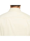 Men's Corduroy Slim Cut Long Sleeve Shirt White - MONCLER - BALAAN 10