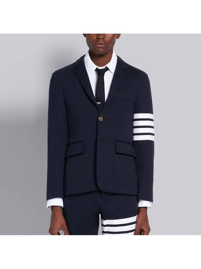 Men's 4 Bar Classic Loopback Sports Jacket Navy - THOM BROWNE - BALAAN 2