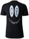 11th Anniversary Logo Print TShirt Black 04CMTS199A 999 - CP COMPANY - BALAAN 3