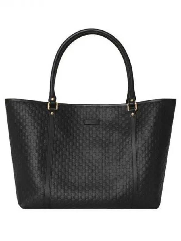 Micro GG Cima Tote Bag Black 449 39428868 1065666 - GUCCI - BALAAN 1