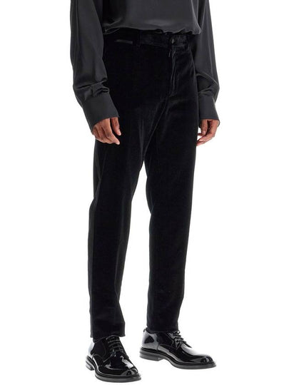 velvet tuxedo pants - DOLCE&GABBANA - BALAAN 2