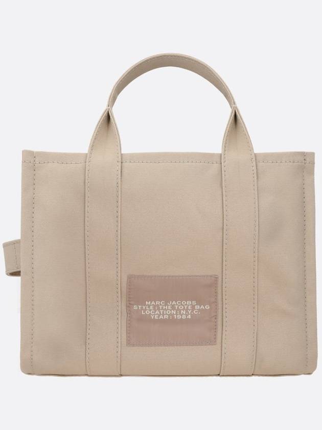 Logo Medium Canvas Tote Bag Beige - MARC JACOBS - BALAAN 4