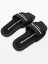 AW Nylon Full Slippers Black - ALEXANDER WANG - BALAAN 4