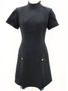 Short sleeve dress black 1AA9L3 - LOUIS VUITTON - BALAAN 7