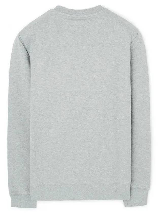 Men's VPC Logo Print Crew Neck Sweatshirt Grey - A.P.C. - BALAAN 3