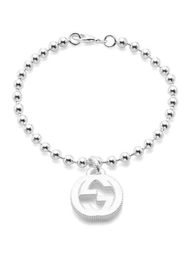 Interlocking G Pendant Bracelet YBA479226001 Silver - GUCCI - BALAAN 3