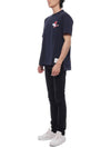 Hector Patch Short Sleeve T-Shirt Navy - THOM BROWNE - BALAAN 5