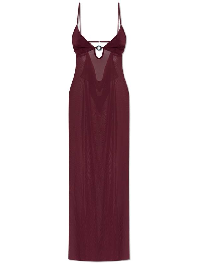 Bond-Eye Cindy Ring Maxi Beach Dress, Women's, Burgundy - BOND-EYE - BALAAN 1