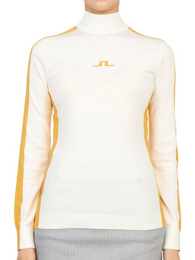 Golf Adia AWKW08330 0000 Women s Mock Neck Knit Sweater - J.LINDEBERG - BALAAN 1