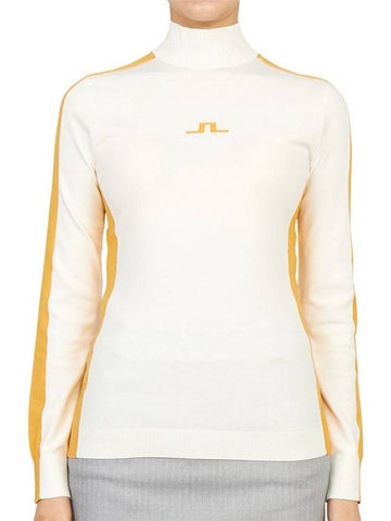 Golf Adia AWKW08330 0000 Women s Mock Neck Knit Sweater - J.LINDEBERG - BALAAN 1