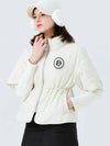 Short sleeve quilted padded outerwear IVORY - MONBIRDIE GOLF - BALAAN 8