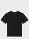 Men's Loose Wave Cotton Jersey Short Sleeve T-Shirt Black - CELINE - BALAAN 5