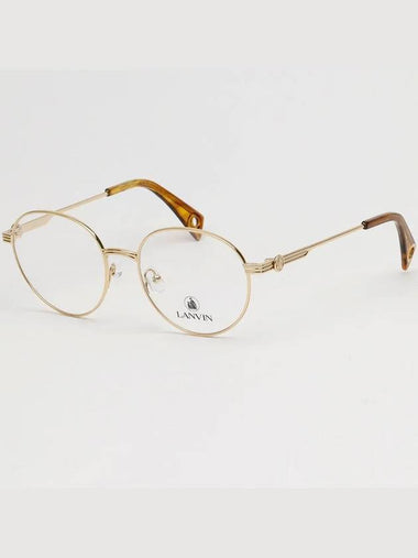 Glasses Frame LNV2107 703 Men Women Gold Frame Glasses Fashion - LANVIN - BALAAN 1