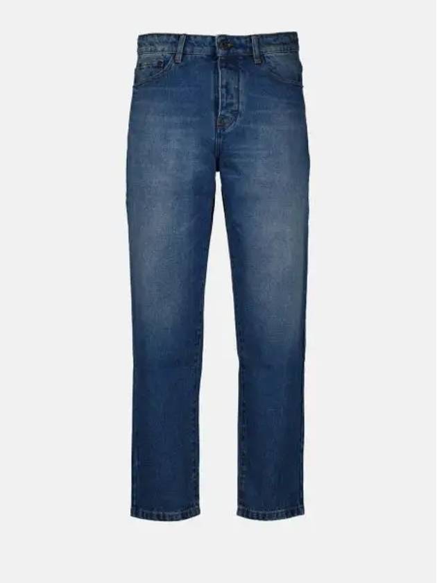 Tapered Fit Straight Jeans Blue - AMI - BALAAN 2