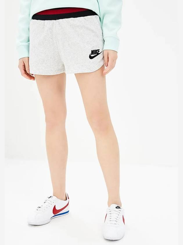 01AJ2897052Women’sTowel Terry Short PantsGray - NIKE - BALAAN 7