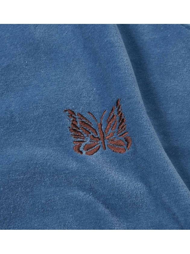 Butterfly Embroider Track Jacket Blue - NEEDLES - BALAAN 5