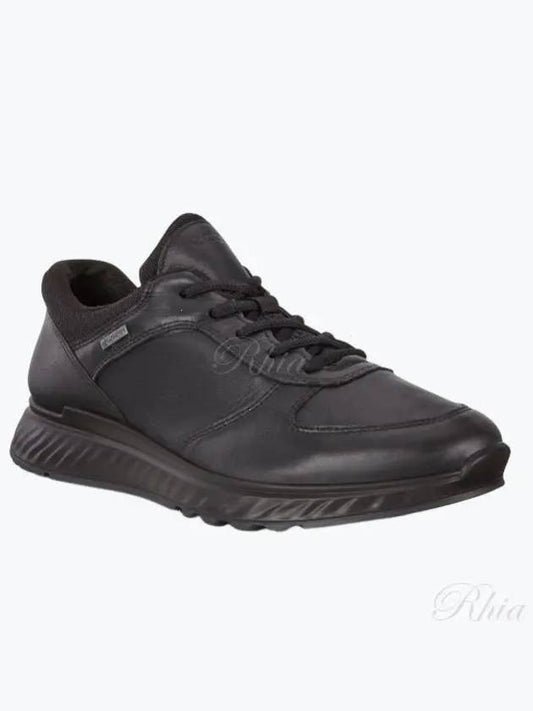 Men's Exostride Low Top Sneakers Black - ECCO - BALAAN 2