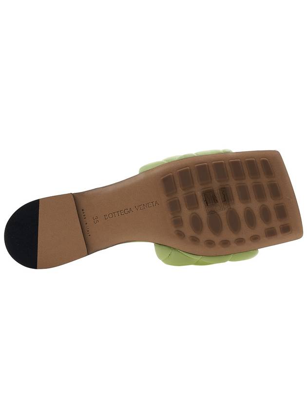 Padded Quilted Slippers Green - BOTTEGA VENETA - BALAAN 6