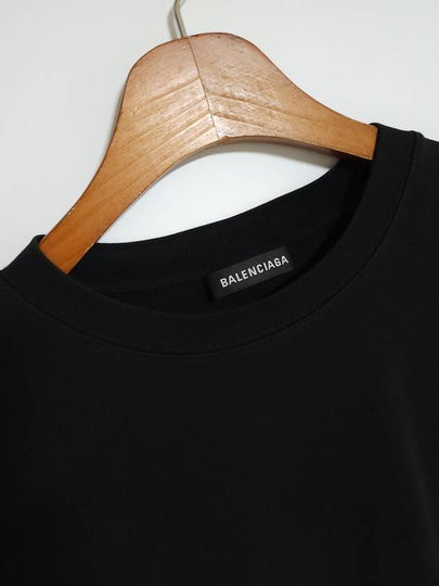 XXL black small logo short sleeve t shirt 508200 TYK52 - BALENCIAGA - BALAAN 2