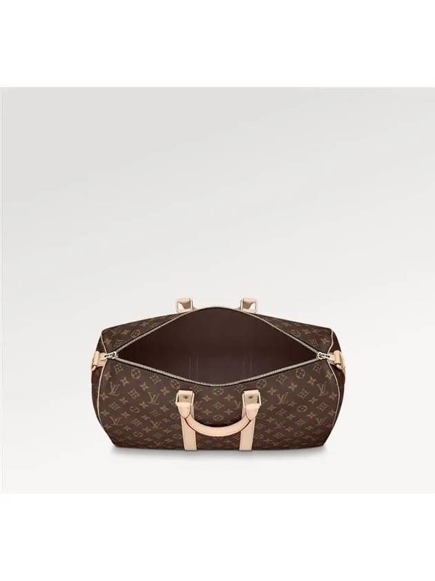 Keepall Bandouliere Monogram Duffel Bag Brown - LOUIS VUITTON - BALAAN 6