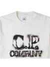 Logo Cotton Short Sleeve T-Shirt White - CP COMPANY - BALAAN 4