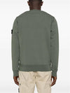 Wappen Patch Garment Dyed Sweatshirt Musk Green - STONE ISLAND - BALAAN 4